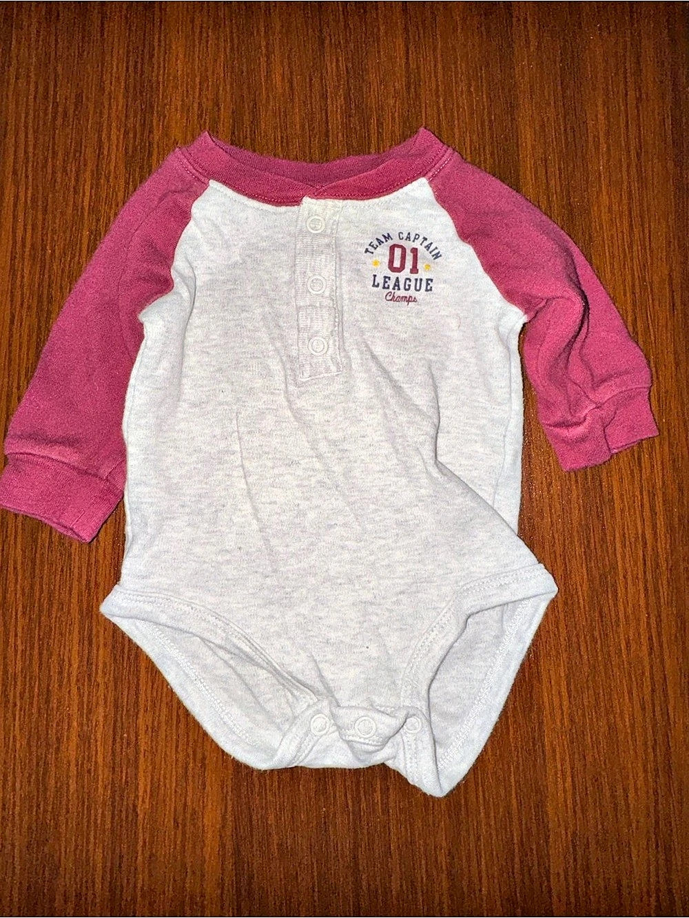 Carter's Team Captain League Champs Little MVP Bodysuit Baby 3 Months
